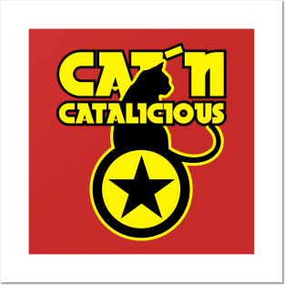 Catn Catalicious Captain Cat Birthday Gift Shirt 2 Posters and Art